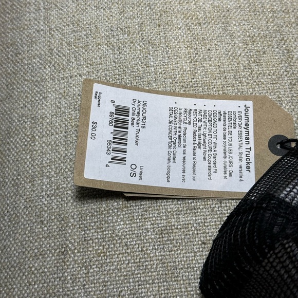 NWT Prana Journeyman Trucker Hat in Dry Chili Beer - Unisex One‎ Size - Picture 5 of 5